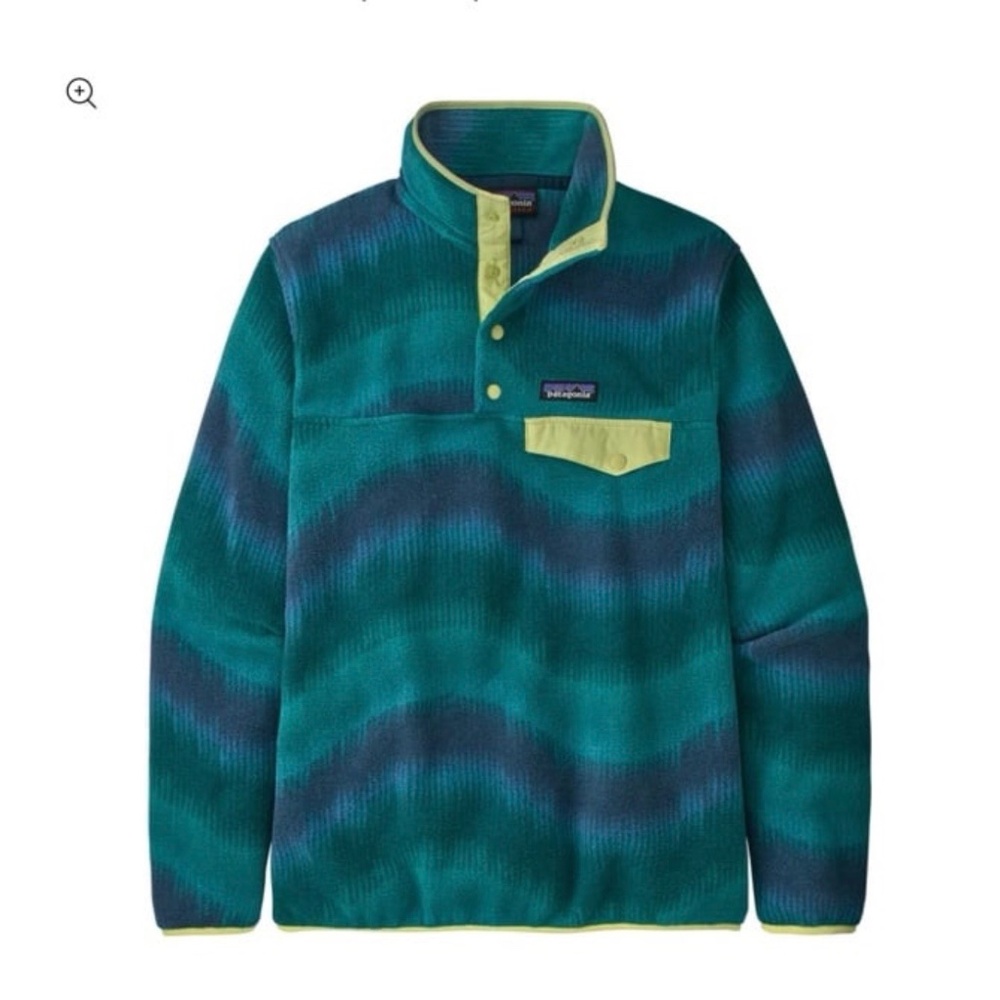 Patagonia Snap-T Fleece Womens Lightweight Synchilla Aurora Dark Borealis‎